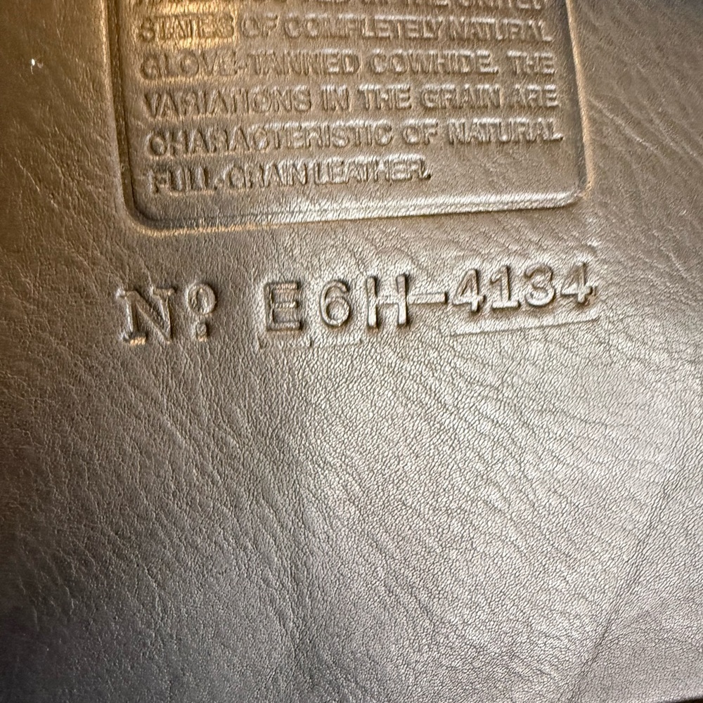 Coach Back Sac Backpack Vintage| Black Leather | Style E6H-4134 - Picture 13 of 15